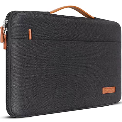 DOMISO Laptop Case Sleeve Protective Cover Compatible with MacBook Air 13 M4 M3 M2,MacBook Pro M2 M1,iPad Air/Pro,13 inch Dell,Lenovo, HP,Asus,Waterproof Computer Cases Bag with Handle,Black - color: Black, size: 13" for mac book
