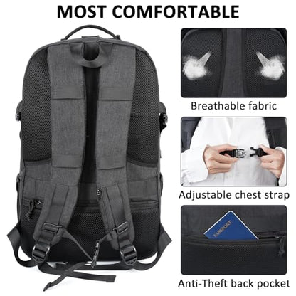 MATEIN 17 Inch Laptop Backpack, Large TSA Tactical Backpack for Men