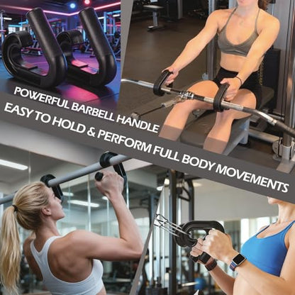 45/90 degree Neutral Grip Pull Up Handles with Lifting Straps - Heavy Duty Angled Barbell Grips & Pull Up Bar Grips for Home Gym, Deadlifts, Rows - Relieve Wrist & Shoulder Stress - color: black, size: 90°