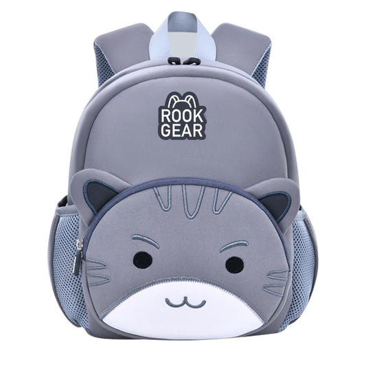 Toddler Backpack, Lightweight Oxford Kids Preschool School Bag | Waterproof oxford material, lightweight build, soft padded straps, large capacity, portable for daily outdoor activities - color: Gray, size: Small
