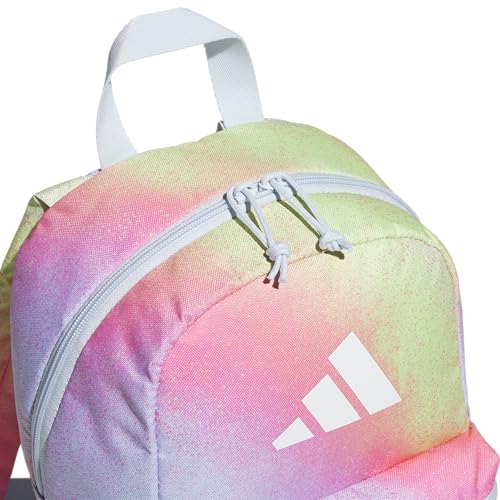 adidas Kids Gotta-Have-It Mini Backpack – School Bag for Girls and Boys, 10L, Spray Gradient Pulse Lime/Crystal Sky Blue, OSFA - color: Spray Gradient Pulse Lime/Crystal Sky Blue