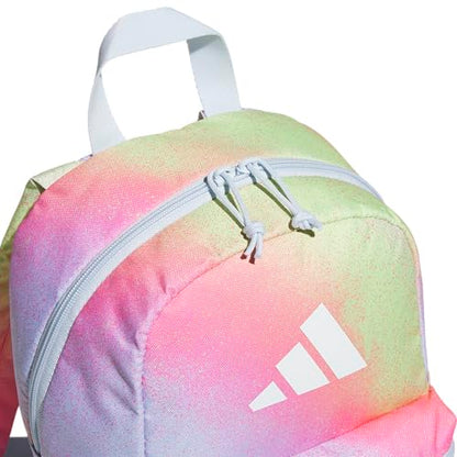 adidas Kids Gotta-Have-It Mini Backpack – School Bag for Girls and Boys, 10L, Spray Gradient Pulse Lime/Crystal Sky Blue, OSFA - color: Spray Gradient Pulse Lime/Crystal Sky Blue