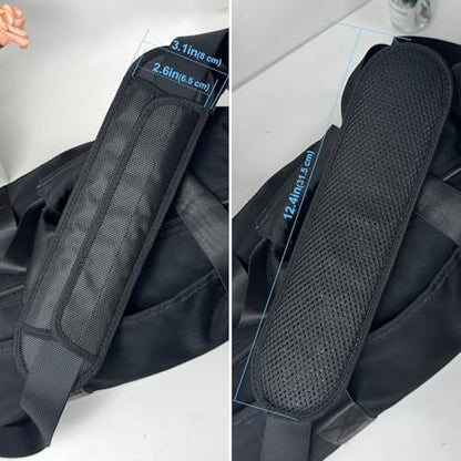 FIEIL 2 Pack Extra Thick Shoulder Strap Pad, Universal Replacement Shoulder Pad, for Shoulder Bags, Guitar Strap, Detachable Shoulder Strap Pad Pads Help Relieve Shoulder Pain(Sandwich Mesh) - size: 2 Pack Sandwich Mesh