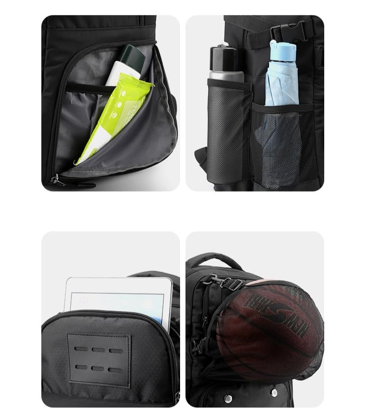 Youth Soccer Bag-Soccer Backpack & Bags for Basketball,Volleyball & Football | Includes Separate Cleat and Ball Compartment (COLOR3,Large) - color: Color3