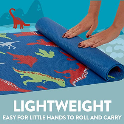 Antsy Pants Yoga Mat for Stretching and Yoga - color: Dino