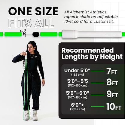 Beaded Jump Rope – Adjustable 10ft Skipping Rope for Women, Men & Kids, Beginner Friendly with Durable Weighted Beads, Shatterproof Handles, Tangle-Free for Cardio, Fitness, Freestyle & Home Workout - color: White