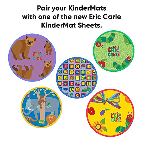 KinderMat, 1" Thick KinderMat, 4-Section Rest Mat, 45" x 19" x 1", Red/Blue, Great for School, Daycare, Travel, and Home, 100% Made in USA - color: Red/Blue Mat 1.0 Inch