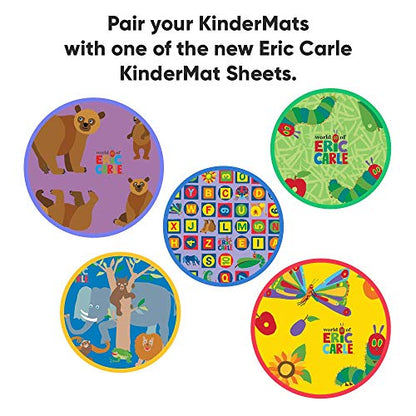 KinderMat, 1" Thick KinderMat, 4-Section Rest Mat, 45" x 19" x 1", Red/Blue, Great for School, Daycare, Travel, and Home, 100% Made in USA - color: Red/Blue Mat 1.0 Inch