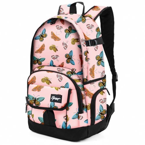 rickyh style School Backpack Travel Bag for Men & Women Lightweight College Back Pack with Laptop Compartmen - color: 04fhd