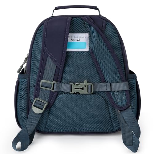 mibasies Boys Backpacks Ages 5-8: Quilted Backpack for Kids - Cute 15 Inches Bookbag for Kindergarten Elementary School Ball Blue - color: Ball Blue, style: Kids-15"h