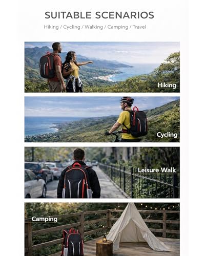 35L Unisex Foldable Backpack Ultra Lightweight Waterproof Foldable Travel Hiking Outdoor Camping Commute Backpack