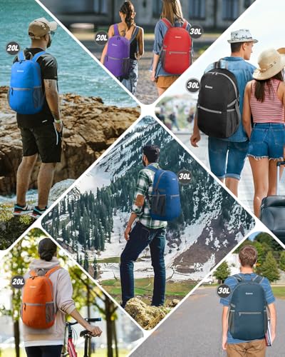 Gonex Ultra Lightweight Packable Backpack, Handy Foldable Daypack for Camping Outdoor Travel Cycling Backpacking