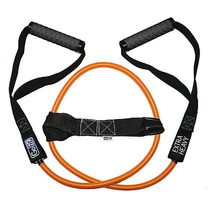 GoFit GF-4TUB-XH(50) Pro-Grade Power Resistance Tube with Handles (Orange/50 Lbs.)
