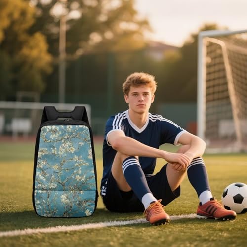 Basketball Backpack With Separate Ball Compartment And Shoes Fit Basketball Volleyball Football - color: Almond Blossom Green