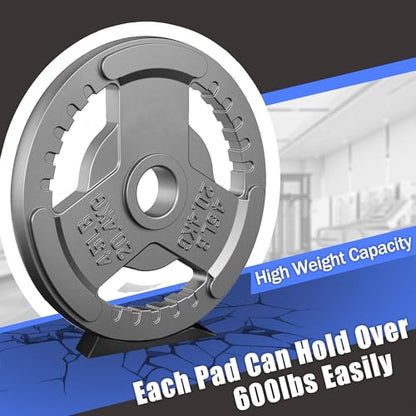 Deadlift Jack Alternative (1 Pair) Easy to Load and Unload Weight Plates, Perfect for Deadlift, Crossfit, Powerlifting, Weightlifting, Home Gym for Your Gym Bag - color: C: Black
