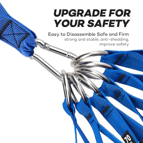 Heavy Resistance Bands for Working Out, NITEEN Resistance Bands with Handles Weight Exercise Bands for Men Women, Workout Bands with Door Anchor and Ankle Straps Strength Training Equipment - size: 390lbs