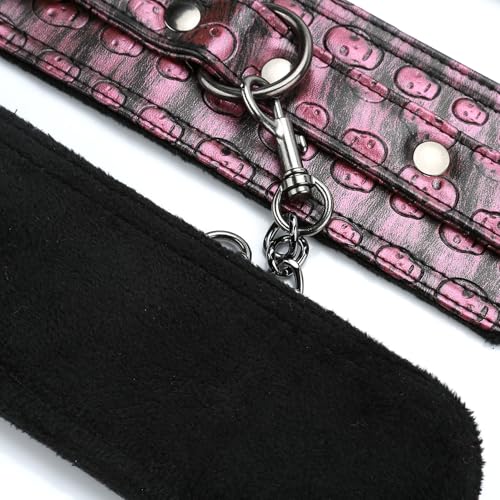 2026 Upgraded Heavy Duty Expandable Spreader Bar – Adjustable PU Straps for Pilates, Yoga - style: Red+PinkKL