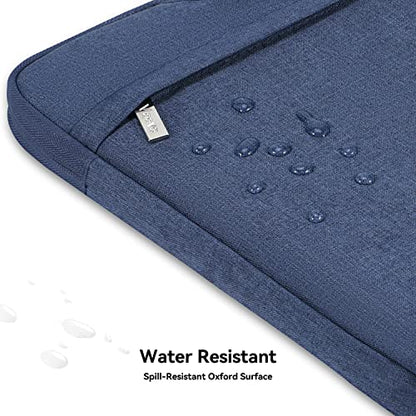 Voova Laptop Bag 17 17.3 Inch Waterproof Laptop Sleeve Case with Shoulder Straps & Handle, Computer Case Cover Slim Briefcase Compatible with 17-18” Hp Dell Asus Acer, Blue - color: Blue, size: 17-17.3 In