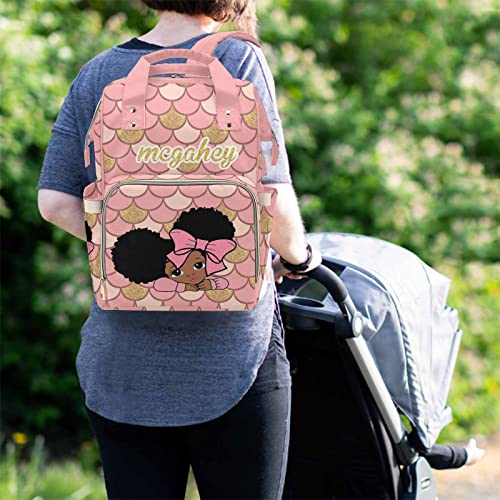 MyPupSocks Personalized Baby Backpack Diaper Bag with Name, Diaper Bag Custom with Name Custom Diaper Bags for Baby Boy, Nursing Baby Backpack for Boy Shower Gift - color: Multi 26