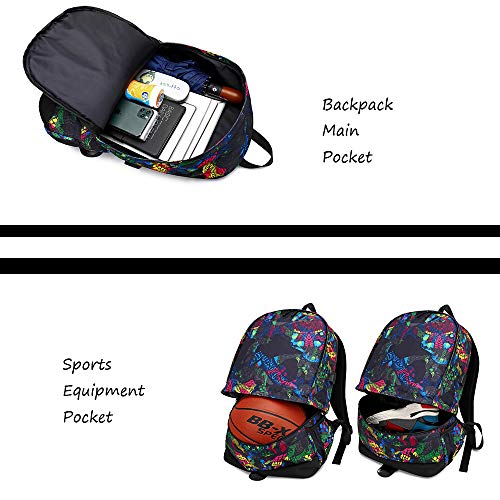 Soccer Player 10 Luminous Ball Storage Backpack Sports Equipment Depositary Multifunctional Bag For Men Women - color: Grey - 1