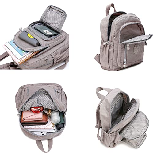 Mini Hiking Waterproof Backpack Purse for Women and Men,Travel Backpack 5L - color: Grey