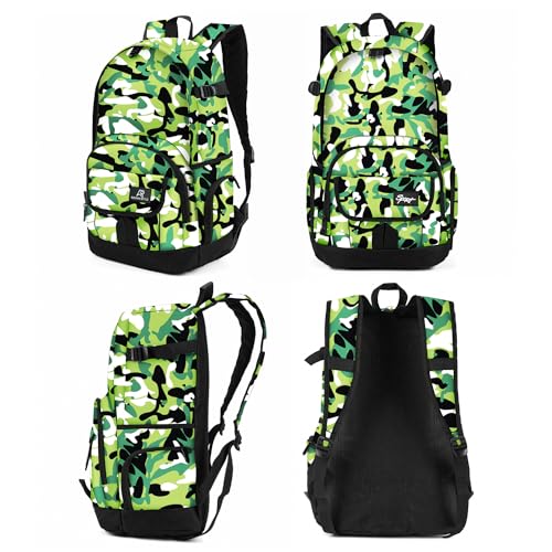 rickyh style School Backpack Travel Bag for Men & Women Lightweight College Back Pack with Laptop Compartmen - color: 04mchlv