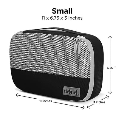 4pc Small Packing Cubes for Travel - Luggage Packing Organizers - Travel Packing Cubes for Suitcases - color: 4pc Black - Small