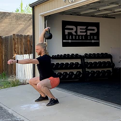 REP Fitness Kettlebell Set and Singles, 4kg to 24kg, 9lb to 53lb Weight Range, Cast Iron, Strength Exercise Training, Home Gym, Power Workout Equipment, Free Weights, Dumbbell Alternative - style: 6 kg