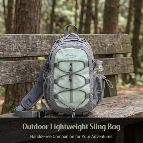 Small Hiking Backpack, Water-Resistant Lightweight Daypack with Compression Straps, Multi-Pocket Outdoor Backpack for Men Women, Camping, Travel, Hiking, Daily Use