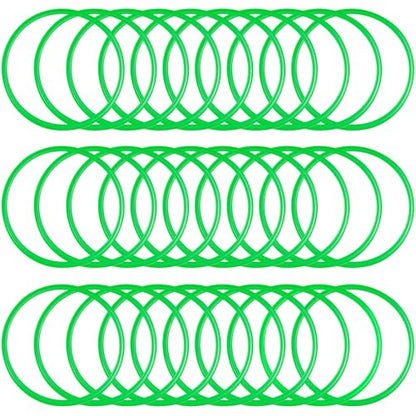 Deekin Agility Rings Speed and Agility Training Rings Exercise Speed Circle Jumping Hoops for Training Toss Equipment - color: Green, size: 15 Inch