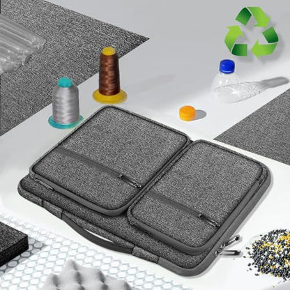ZINZ 360 Protective Laptop Case 15" 15.6" 16" Sleeve, Water-Resistant Handbag with Straps Compatible with 16" MacBook Neo, MacBook Pro Air 16"/15", XPS 16" and Most 15" 15.6" 16" Notebooks,G01Y01 - color: G01y01, size: 15"-16"
