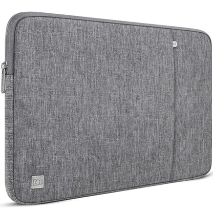 DOMISO Laptop Case Laptop Sleeve Cover Compatible with 14 inch MacBook Pro M4/M3/M2/M1 Pro/Max 2024-2021, Compatible with 13.3 inch HP Dell ASUS Notebook, Water-Resistant Bag with Pocket,Grey - color: Grey, size: 13-13.3 inch
