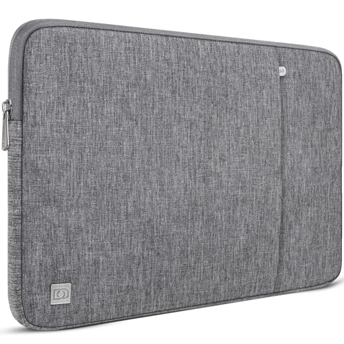 DOMISO Laptop Case Laptop Sleeve Cover Compatible with 14 inch MacBook Pro M4/M3/M2/M1 Pro/Max 2024-2021, Compatible with 13.3 inch HP Dell ASUS Notebook, Water-Resistant Bag with Pocket,Grey - color: Grey, size: 13-13.3 inch