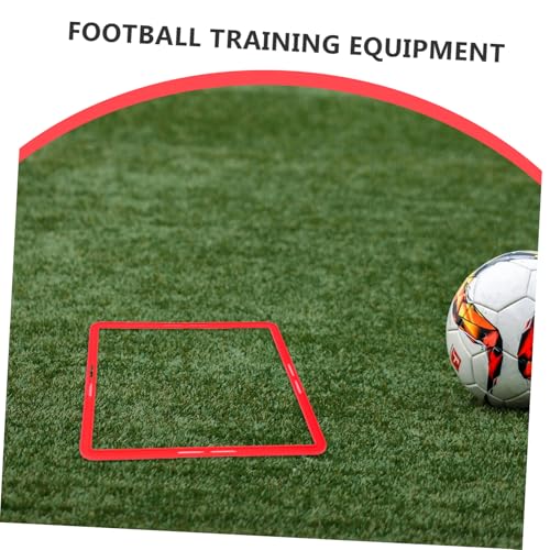 Kisangel Agility Training Rings for Soccer 6pcs Multi-Function Football Training Circles Set