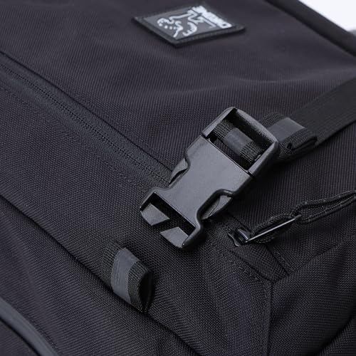 Chrome Industries Kadet Max Messenger Bag – Crossbody Sling Backpack for Men and Women w/Quick Release Buckle - color: Black