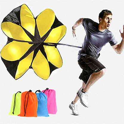 Hot Speed Running Power 56"" Sports Resistance Exercise Training Parachute Waterproof Cloth, 145x145cm/57.09x57.09''(approx)