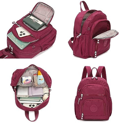 Mini Hiking Waterproof Backpack Purse for Women and Men,Travel Backpack 5L - color: Purple