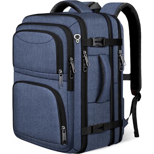 Travel Backpack, Extra Large Carry on Backpack, TSA 18.4 inch Laptop Bags Flight Approved, Lightweight Waterproof Business Luggage Bag, Gifts for Women, Blue - color: Blue, size: XX-Large