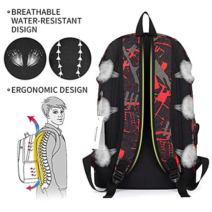 rickyh style School Backpack Travel Bag for Men & Women Lightweight College Back Pack with Laptop Compartmen - color: 01thong
