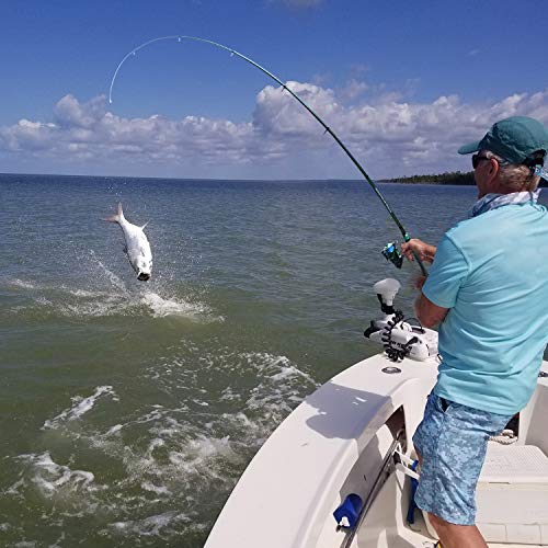 Sougayilang Fishing Rod and Reel Set Carbon Fiber Telescopic Fishing Rod 12+1BB Spinning Reel with Carry Case for Saltwater Freshwater - color: green, size: 7.87 ft - 3000