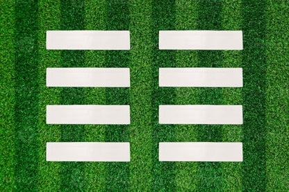 Sports Flat Rectangular Markers for Training (Sets of 8, 12 and 16) Training Equipment for Coaches of Soccer, Football, Basketball, Baseball, Lacrosse and More!