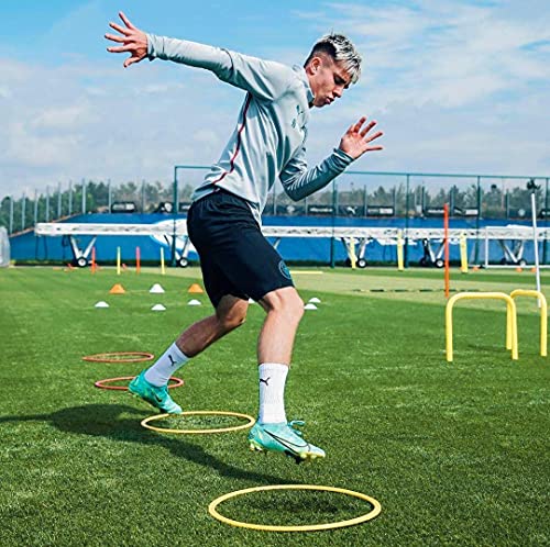 FORZA Agility Rings [12 Pack] | Speed & Agility Training Equipment for Athletes - Available in 10 Colors - color: White