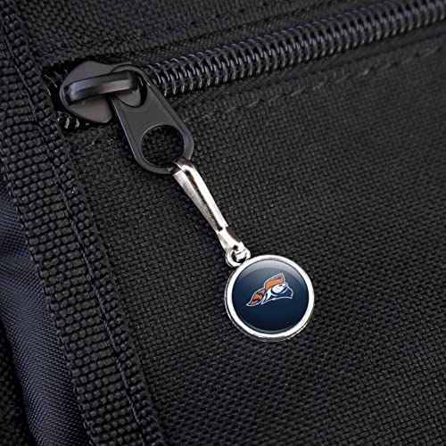 Carroll University Primary Logo Antiqued Charm Clothes Purse Suitcase Backpack Zipper Pull Aid