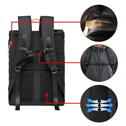KAUKKO Casual Daypacks&Multipurpose Backpacks,Outdoor Backpack,Travel Casual Rucksack, Laptop Backpack Fits 15" - color: 13-black