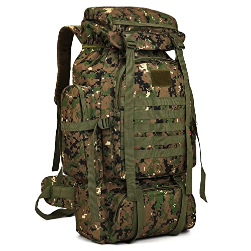 Hiking Backpack for Men 70L/100L Camping Backpack Military Rucksack Molle 3 Days Assault Pack for Climbing | Camping Backpack - color: 70l-jungle