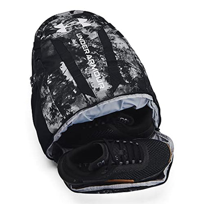 Under Armour Unisex Hustle 5.0 Backpack - color: (018) Black / Black / White