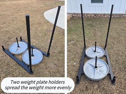 Weight Sled for Training Push Pull Workout Sled Football Speed Training Equipment Fitness Sled for Athletic Exercise, Speed Improvement and Strength Training