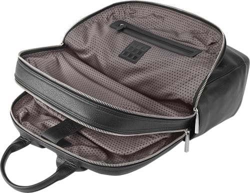 Moleskine Leather Professional Backpack, Classic, Black