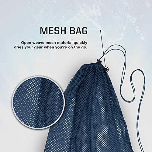 Speedo Drawstring Ventilator Mesh Equipment Bag - color: Formula One