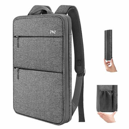 ZINZ Slim & Expandable Laptop Backpack 15 15.6 16 Inch Case, Water Resistant Travel Backpack Compatible with MacBook Pro/Neo 16" 15", Dell XPS 15 16 and Most 15" 15.6" 16" Notebooks，D01G01 - color: D01g01, size: 15"-16"
